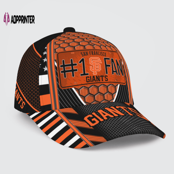 San Francisco Giants #1 Fan All Over Print Baseball Classic Baseball Classic Cap Men Hat Men Hat