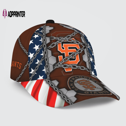San Francisco Giants Stars & Stripes Chain Printed Baseball Classic Baseball Classic Cap Men Hat Men Hat