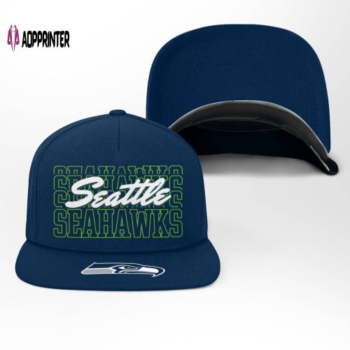 Seattle Seahawks Instant Replay Classic Baseball Classic Cap Men Hat/ Snapback Baseball Classic Cap Men Hat