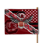 South Carolina Gamecocks American Landscape House Flag