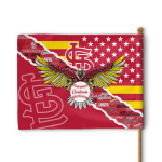 St Louis Cardinals American Landscape House Flag