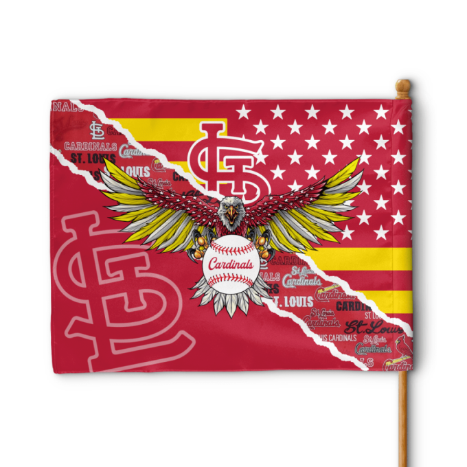 St Louis Cardinals American Landscape House Flag