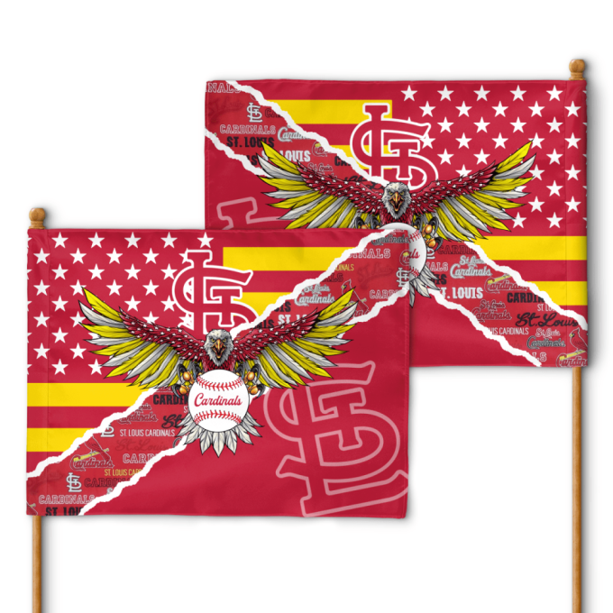 St Louis Cardinals American Landscape House Flag