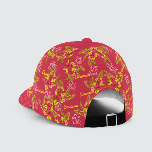 St Louis Cardinals Floral Hawaiian Adjustable Baseball Classic Cap Men Hat