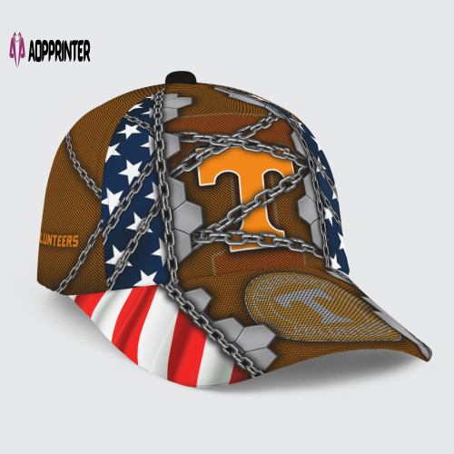Tennessee Volunteers Stars & Stripes Chain Printed Baseball Classic Cap Men Hat
