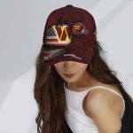 Washington Commanders American Flag Metal Printed Baseball Classic Baseball Classic Cap Men Hat Men Hat