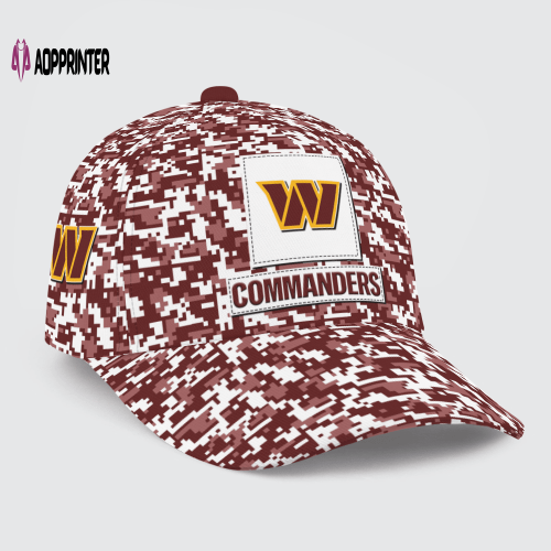 Washington Commanders Digital Camo AOP Classic Baseball Classic Baseball Classic Cap Men Hat Men Hat