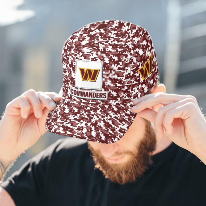 Washington Commanders Digital Camo AOP Classic Baseball Classic Cap Men Hat