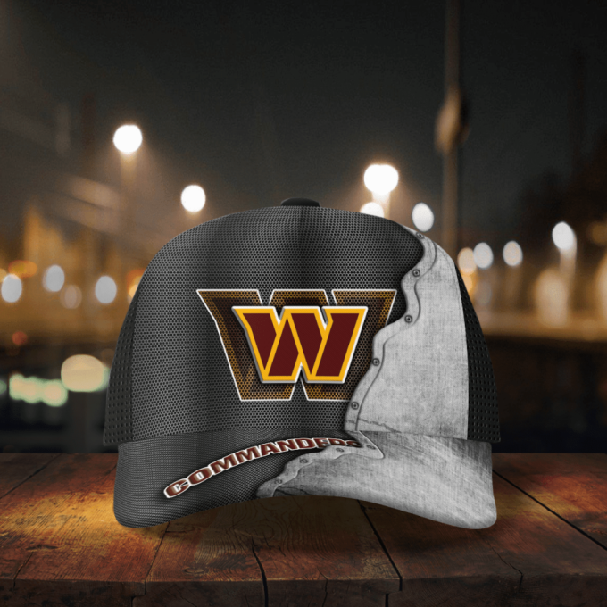 Washington Commanders Specialized Metal Texture Baseball Baseball Classic Baseball Classic Cap Men Hat Men Hat