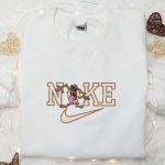 Tasmanian Devil x Nike Cartoon Embroidered Sweatshirt, Disney Characters Embroidered Shirt, Best Gift Ideas for Family