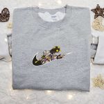 Arataki Itto x Swoosh Game Hoodie: Nike Inspired Embroidered Shirt Perfect Family Gift