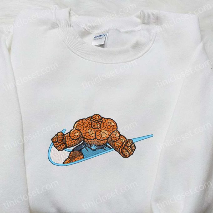 Marvel Ben Grimm x Swoosh Hoodie & MCU Shirt: Best Family Gift Ideas