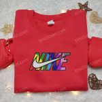 Colorful Nike Embroidered Hoodie & Shirt: Best Family Gift Ideas