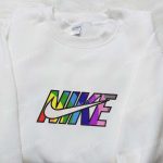 Colorful Nike Embroidered Hoodie & Shirt: Best Family Gift Ideas