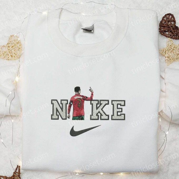 Cristiano Ronaldo x Nike Embroidered Sweatshirt: Celebrity Shirt for Family Perfect Gift Idea!