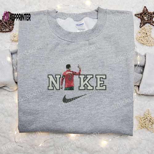 Cristiano Ronaldo x Nike Embroidered Sweatshirt: Celebrity Shirt for Family Perfect Gift Idea!