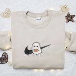 Ghost Pumpkin x Swoosh Embroidered Sweatshirt: Best Halloween Gift for Family