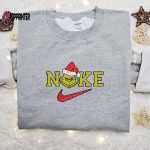 Grinch x Nike Movie Embroidered Hoodie & Shirt: Best Christmas Gift Ideas for Family