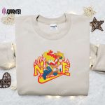 Infernape x Nike Anime Embroidered Sweatshirt & Pokemon Shirt: Best Family Gift Ideas