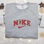 Mickey Mouse Christmas x Nike Cartoon Embroidered Hoodie & Disney Characters Shirt: Perfect Family Christmas Gift!