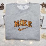 Nike Cartoon x Tigger Embroidered Sweatshirt: Disney Characters Shirt Perfect Family Gift