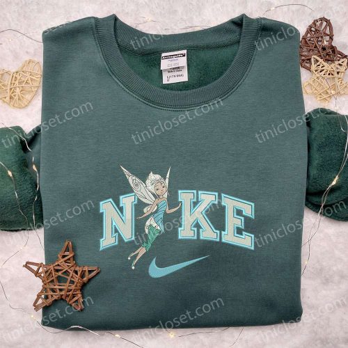 Nike Cartoon x Tinkerbell Embroidered Sweatshirt & Disney Characters Shirt: Best Family Gift Ideas