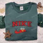 Nike x Elmo Cartoon Embroidered Sweatshirt – Best Nike Inspired Gift for Family