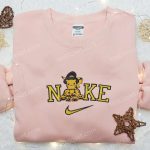 Nike x Pikachu Halloween Pumpkin Embroidered Shirt: Cute Pokemon Halloween Tee