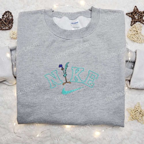 Ostrich x Nike Cartoon Embroidered Sweatshirt & Disney Characters Embroidered Shirt – Best Family Gift Ideas