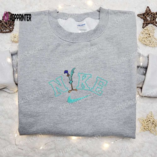 Ostrich x Nike Cartoon Embroidered Sweatshirt & Disney Characters Embroidered Shirt – Best Family Gift Ideas