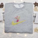 Piglet Cartoon x Swoosh Hoodie & Disney Characters Shirt: Best Family Gift Ideas