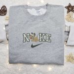 Pluto x Nike Cartoon Embroidered Sweatshirt & Disney Character Shirt – Best Family Gift Ideas