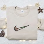 Roronoa Zoro x Swoosh Anime Hoodie & One Piece Shirt: Perfect Family Gift Embroidered & Trendy!