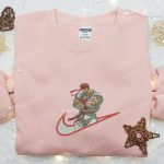 Ryu x Swoosh Embroidered Hoodie & Street Fighter Shirt: Best Family Gift Ideas