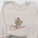 Ryu x Swoosh Embroidered Hoodie & Street Fighter Shirt: Best Family Gift Ideas