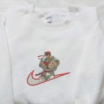 Ryu x Swoosh Embroidered Hoodie & Street Fighter Shirt: Best Family Gift Ideas