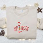 Santa Claus x Nike Embroidered Sweatshirt: Best Christmas Gift Idea for Family