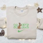 Scooby Doo x Nike Cartoon Embroidered Hoodie & Shirt: Perfect Family Gift Ideas!