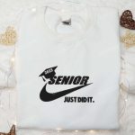 Senior 2023 x Nike Embroidered Hoodie & Back to School Shirt: Best Family Gift Ideas