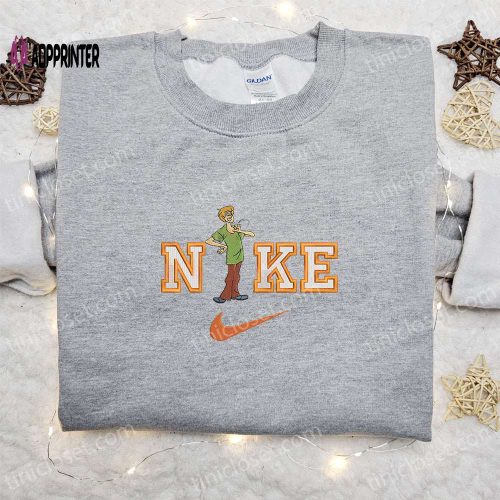 Shaggy Rogers x Nike Cartoon Embroidered Hoodie & Shirt: Best Family Gift Ideas
