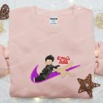 Shigeo Kageyama x Swoosh Anime Sweatshirt Cool Embroidered Clothing for Family Best Gift Ideas