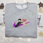 Shigeo Kageyama x Swoosh Anime Sweatshirt Cool Embroidered Clothing for Family Best Gift Ideas