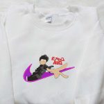 Shigeo Kageyama x Swoosh Anime Sweatshirt Cool Embroidered Clothing for Family Best Gift Ideas