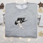 Disney Snoopy Swag x Swoosh Cartoon Sweatshirt: Best Family Gift with Embroidered Disney Characters