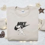 Disney Snoopy Swag x Swoosh Cartoon Sweatshirt: Best Family Gift with Embroidered Disney Characters