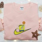 Spongebob Basket x Swoosh Cartoon Hoodie Disney Characters Shirt: Best Family Gift Ideas