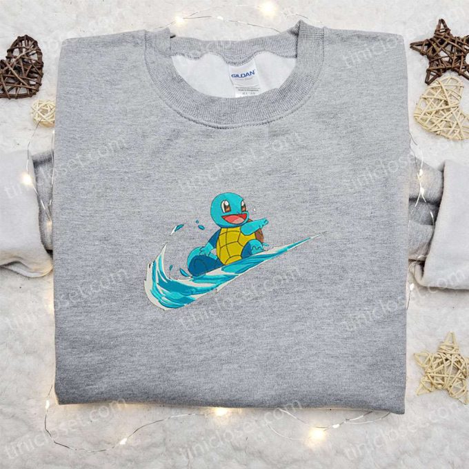 Squirtle x Swoosh Anime Hoodie & Pokemon Shirt: Best Family Gift Ideas