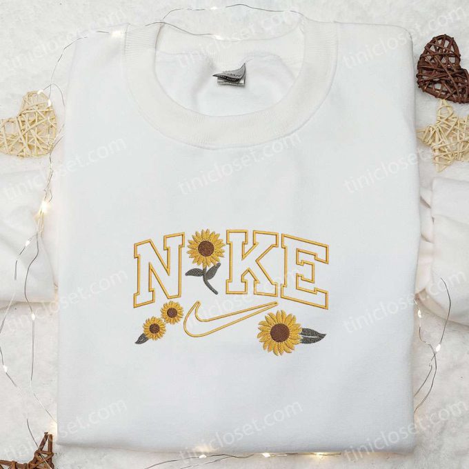 Sunflower x Nike Embroidered Sweatshirt: Best Nike Inspired Gift for Family