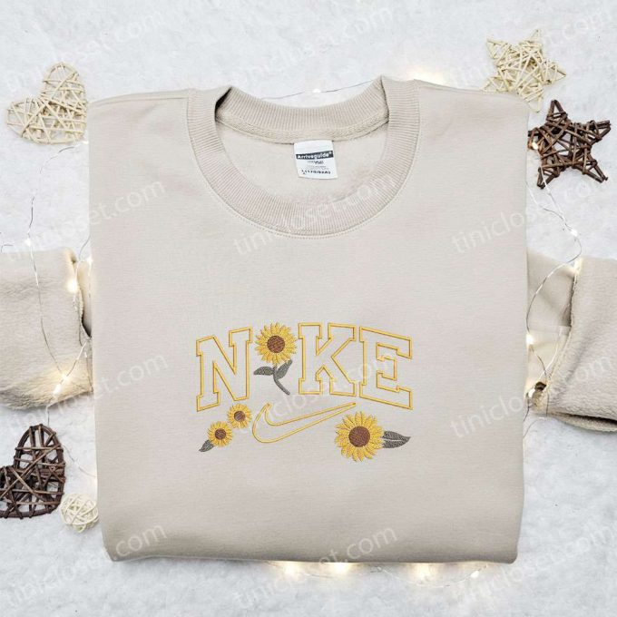 Sunflower x Nike Embroidered Sweatshirt: Best Nike Inspired Gift for Family