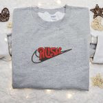 Swoosh x Rush Embroidered Hoodie & Nike Inspired Shirt – Best Family Gift Ideas